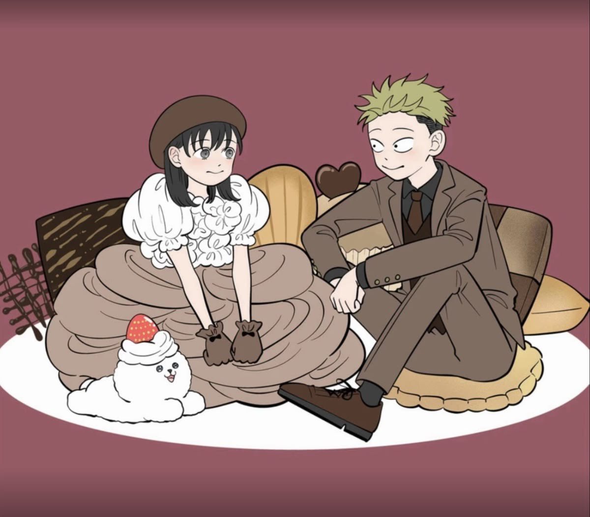 viemiuo's tweet photo. the new you and I are polar opposites op, have some of the cute dessert art in it!!! 😭 https://t.co/nQBZbwIGOm