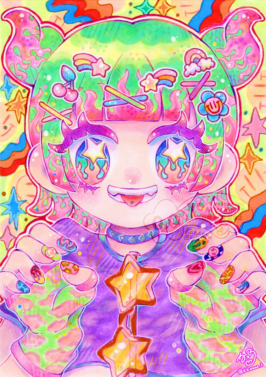 kkaaaa_3's tweet photo. ◀◁2016年 💖 2026年▶▷
10年でめっちゃ絵柄変わった💫✨ https://t.co/dZ9GJNrqBj