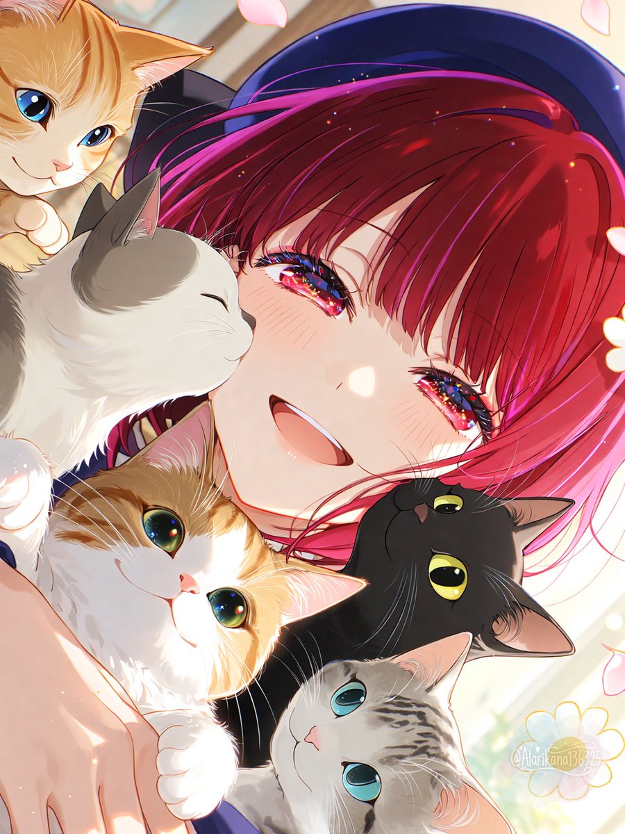 AIarikana136325's tweet photo. 【有馬かな×幸せ🐈✨】
幸せって、こんな感じじゃない？ https://t.co/F7F7A7S405
