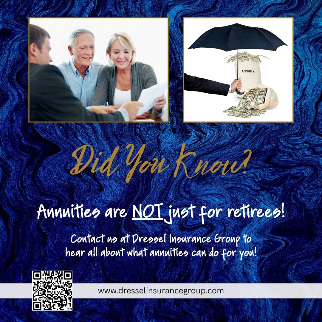 DresselBFG's tweet photo. Separate fact from fiction about annuities. Get clarity with our no-pressure approach. Schedule a meeting today! https://t.co/51nYZl7OQY #dresselinsurancegroup #lifeplanning #insurance #retirement #family https://t.co/h1hSS1jQYN