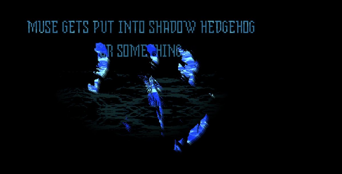 Prophecyruned's tweet photo. @MichaelLas74502 @HalvedFreedom19 Uhh the band muse being put into shadow hedgehog or something idfk what muse means in this context https://t.co/cYNWsQDcyL