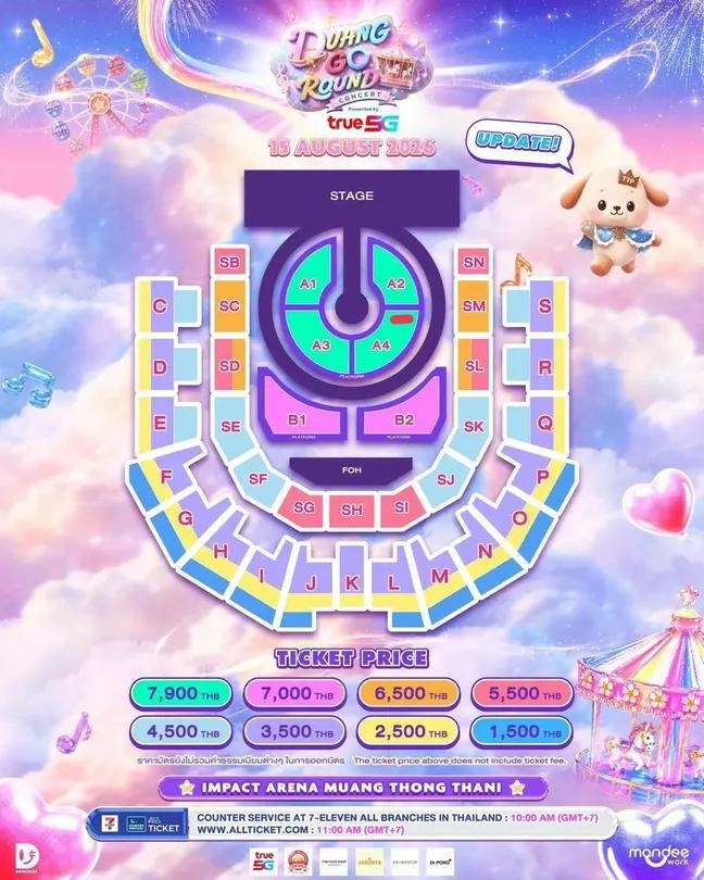 GideonKimiriny's tweet photo. `#WTS`

`ขายบัตร:`  
`A2 x3`  
`A4 x2`  
`B2 x1`

`📩 DM มาซื้อได้ค่ะ บวกนิดหน่อย`  
`#DuangGoRoundConcert`  
`#เจอด้วงที่อิมแพคนะเธอ`  
`#ด้วงกับเธอSeries`  
`#DuangWithYouSeries https://t.co/jryXvcjuqp