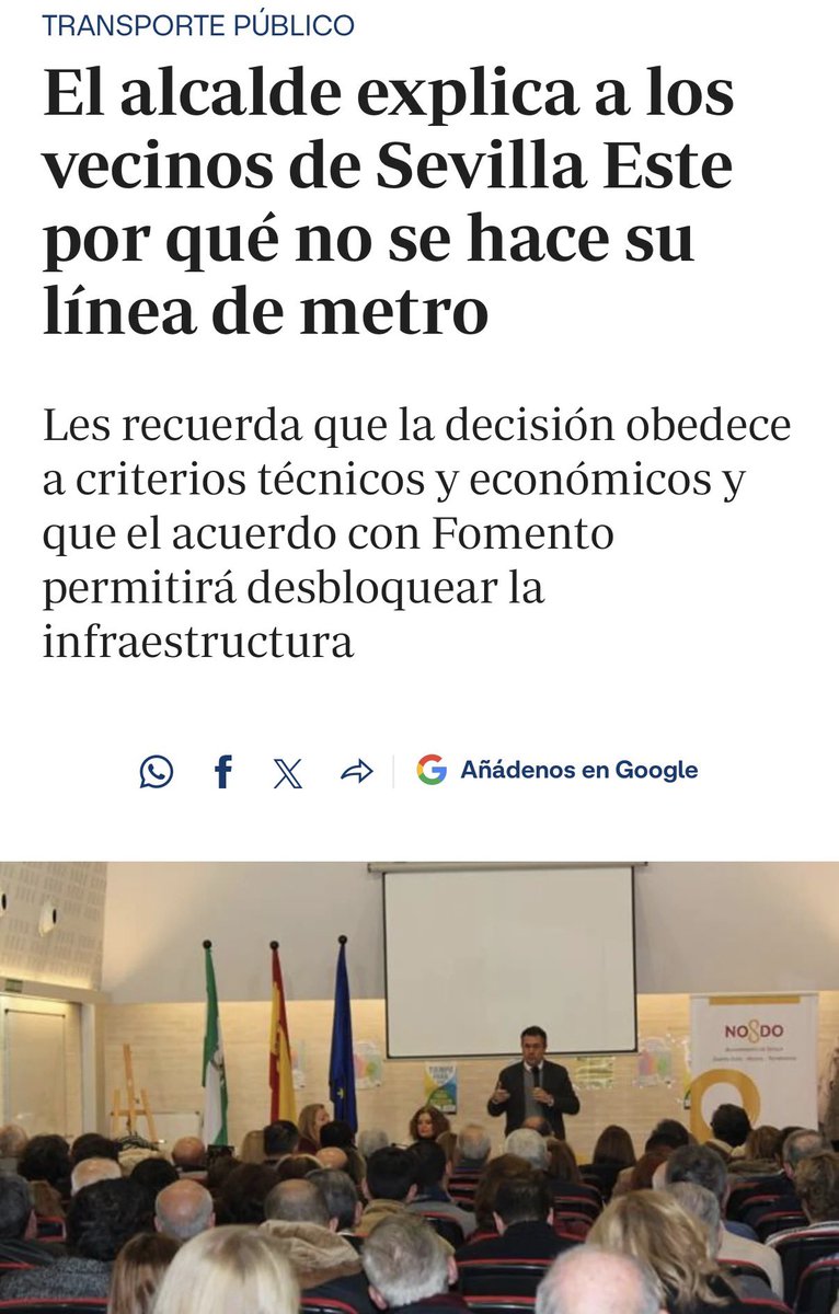 PPAytoSevilla's tweet photo. @PSOEAytoSevilla @JuanToAragon 😳 Ni un ápice de sentido del ridículo (una vez más) 

❌ Abandonaron la Línea 2 de metro para hacer líneas de tranvía según PMUS de Juan Espadas 

❌ Promesas de la Línea al Hospital Macarena 🤥

✅ Ampliaremos frecuencia y reduciremos esperas 

🤔Sabéis algo ya del cercanías? https://t.co/UbpJhWEXaB