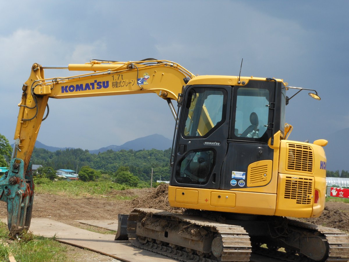 crane7540's tweet photo. コマツ　PC78US https://t.co/ObLhUJNFvY