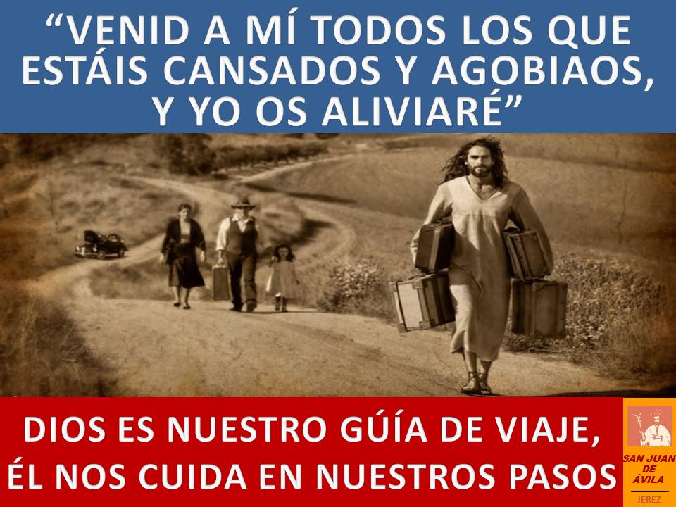 AP_SJA's tweet photo. ✝️ 14º Domingo Tiempo Ordinario

📖 Venid a mí todos los que estáis cansados y agobiados, y yo os aliviaré

Tomad mi yugo sobre vosotros y aprended de mí, que soy manso y humilde de corazón

Porque mi yugo es llevadero y mi carga ligera

⛪️¡Feliz Domingo!

https://t.co/R6NpwrSOsM https://t.co/m0YhfSpbm7
