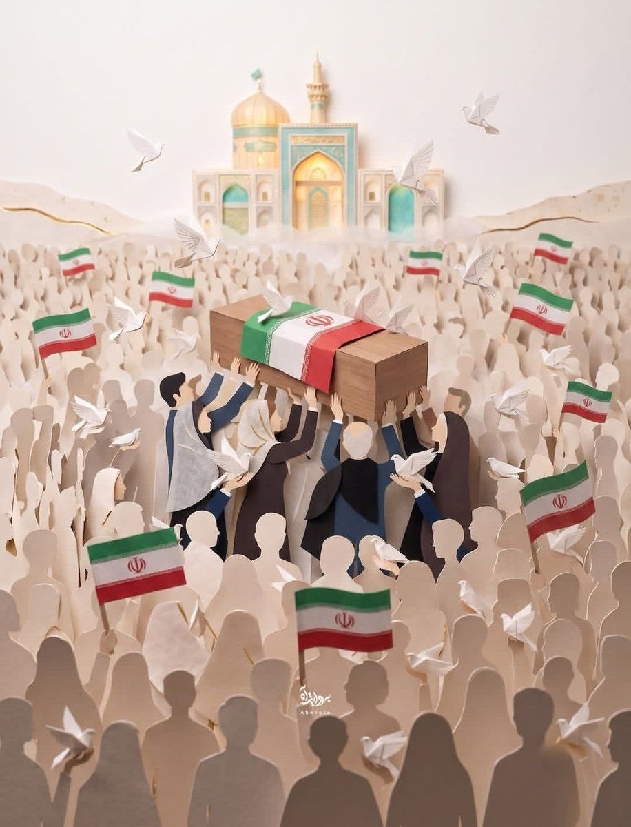 lmam_twelfth's tweet photo. بعضی بدرقه‌ها، پایان یک راه نیست؛ آغاز جاودانگی یک نام در حافظه‌ی تاریخ است.
به وقت نزدیک شدن به تشییع تاریخی رهبر ایران
#خمینی_مشهد
#باید_برخاست https://t.co/PVvsZK74e7