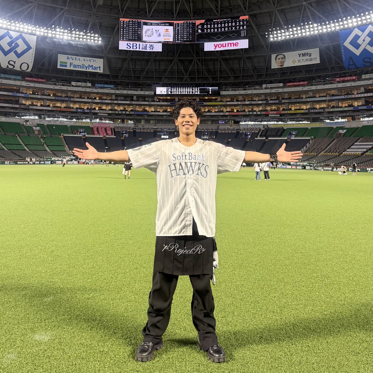 takumagoto_'s tweet photo. 『鷹祭 SUMMER BOOST 2026』
出演させて頂きました🦅⚾️

貴重な経験を本当にありがとうございました🔥🔥🔥

試合も最高に熱かったです⚾️❤️‍🔥

@HAWKS_official https://t.co/hJ7u49ta09
