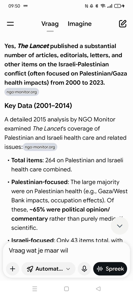 quak71434's tweet photo. @Repelsteeltje21 @TheodorHolman @TheLancet Het is allemaal begonnen in 2001. Na de oorlogen in het voormalige Joegoslavië en de 2e intifada.

Van 2001 tot 2014 publiceerde de Lancet 264 artikelen over de Palestijnen. https://t.co/m8yzUk8X7d