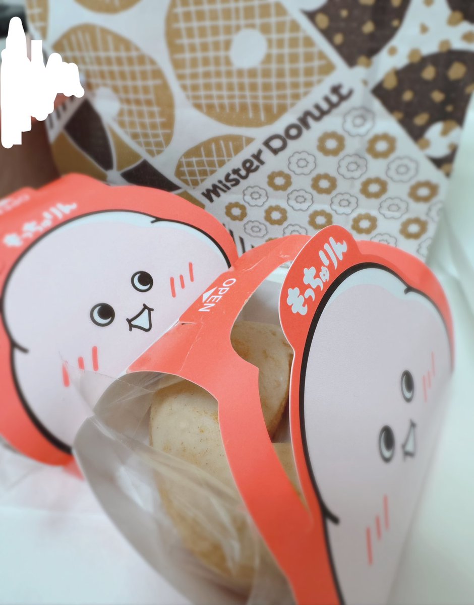 念願のもっちゅりんを手に入れた🍩💖 初めての食感すぎる… .ᐟ.ᐟ.ᐟ