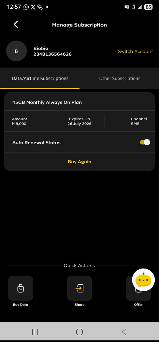 biobanks's tweet photo. @MTNNG Mtn please what happened to my 76GB data, and I still have active 1.5GB daily data, how did my data vanish https://t.co/H2bhVnSxKL