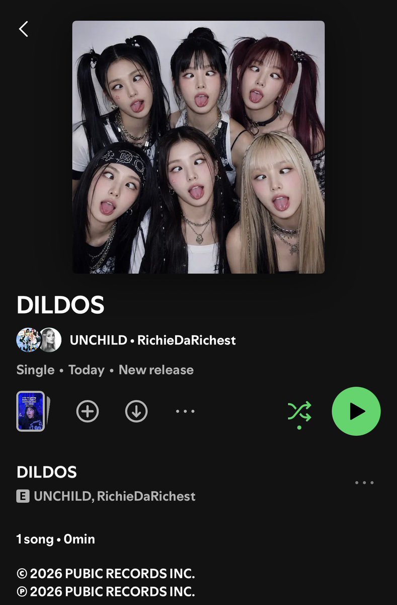 viilovy's tweet photo. somebody tell UNCHILD their spotify got hacked bro lmao😭 #UNCHILD https://t.co/HZjm9gIl82