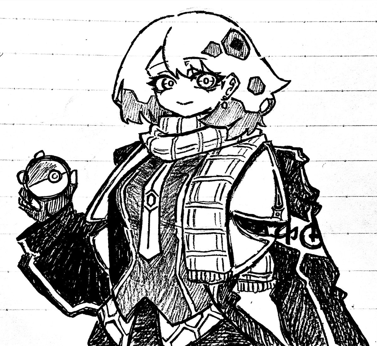 John_EXPANSION2's tweet photo. #OC  #イラスト
こおりタイプ使いのお姉さん https://t.co/KX5OAp8c66