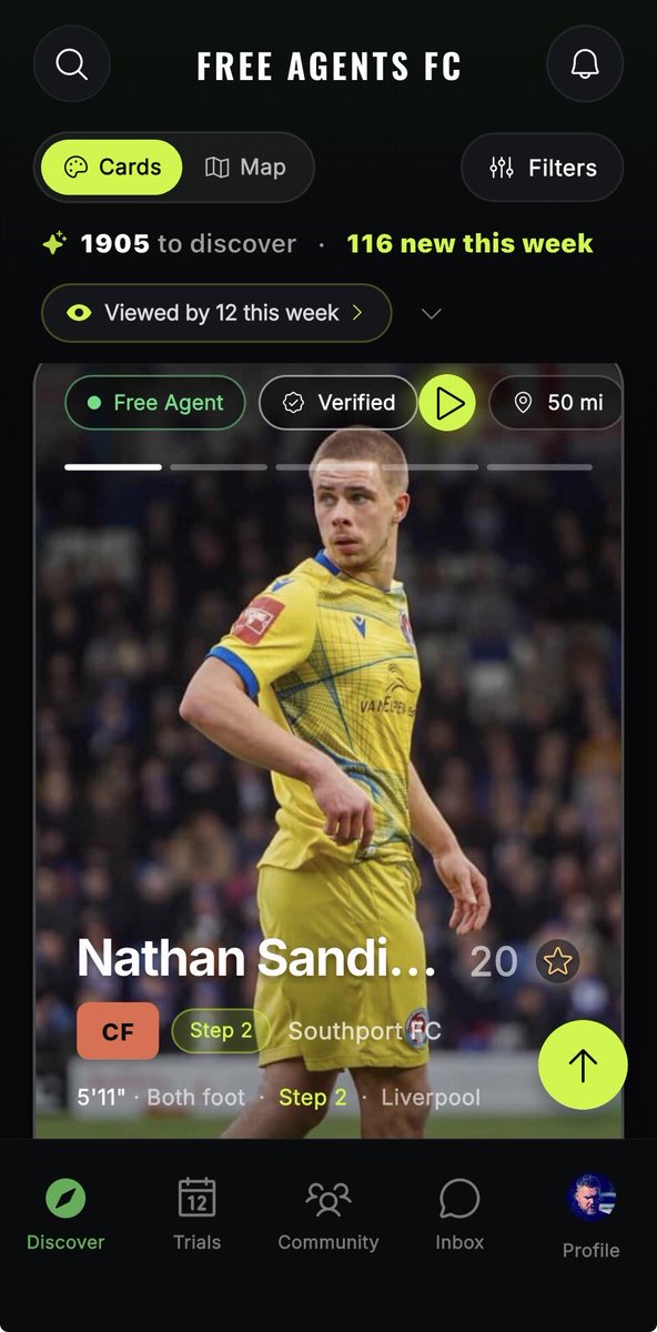 BillyCove10's tweet photo. So many new connections being made on my App, if you’re a player without a club and you’re not on the App, download today and you could be training with your new club by Tuesday! 🏃🏿 🏃🏼‍♀️ 🏃🏻‍♂️ 

Go to @FreeAgentsFC and follow the links in the bio 📲 🖊️ 📄 ⚽️ https://t.co/5871q0ZX6i