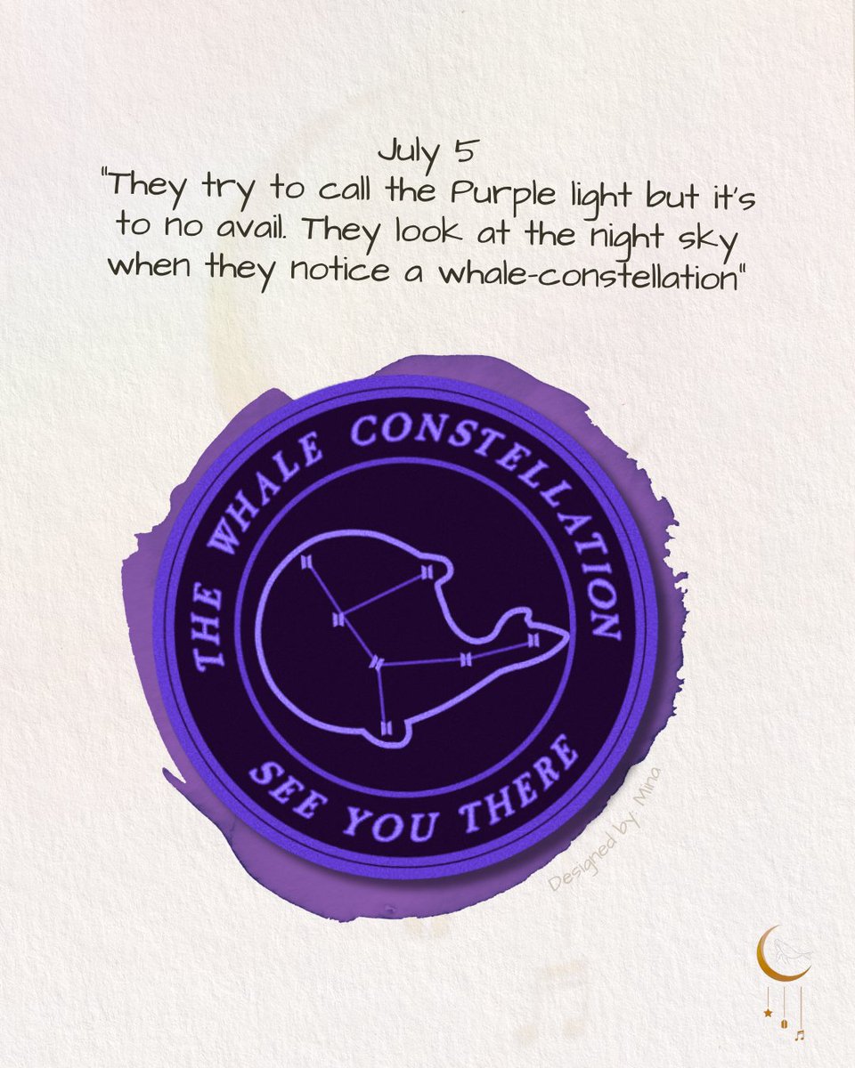t_gasp_official's tweet photo. Separated from the purple light, ARMY calls out into the silence... but no answer comes 💜

As they look up at the night sky, a whale-shaped constellation appears, quietly illuminating the path ahead. Even in the darkest moments, hope has a way of finding those who keep searching ✨🐋

Where do you think the constellation is leading them? 🌌

✒️ Stamp: Mina (@hey.minakive)
🧭 Comeback Map: Mie (@muriel.makes)

#BTSARMY #ARMY #SeeYouThere2_0