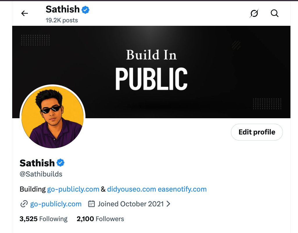 Sathish tweet media