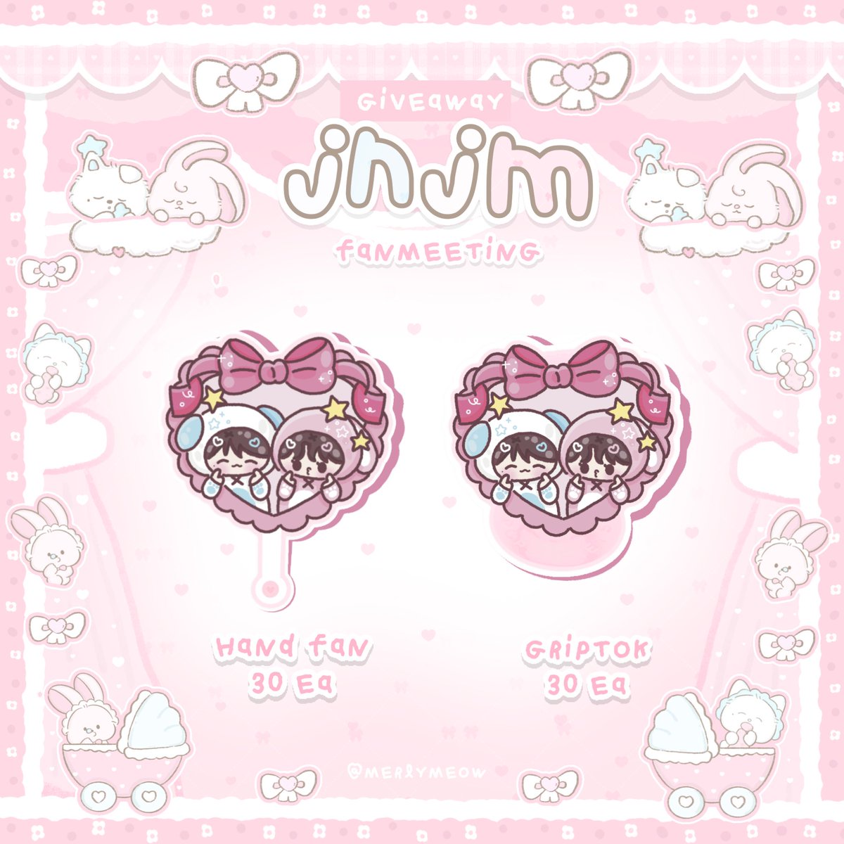 merlymeow's tweet photo. ⌗ 𝐩𝐥𝐬 𝐤𝐢𝐧𝐝𝐥𝐲 𝐫𝐭 ₊˚⊹ giveaway
𝟐𝟎𝟐𝟔 𝐍𝐂𝐓 𝐉𝐍𝐉𝐌 𝐅𝐀𝐍𝐌𝐄𝐄𝐓𝐈𝐍𝐆 # 𝐁𝐀𝐍𝐆𝐊𝐎𝐊 

♡ Hand fan 30 ea
♡ Griptok 30 ea

🗓️ — 7-9 Aug 2O26
📍 — impact arena 

#NCTJNJM_DUALITY 
#NCTJNJM_FANMEETING_TOUR
#NCTJNJM_FANMEETING_TOUR_DUALITY https://t.co/tEgX4D5gGu