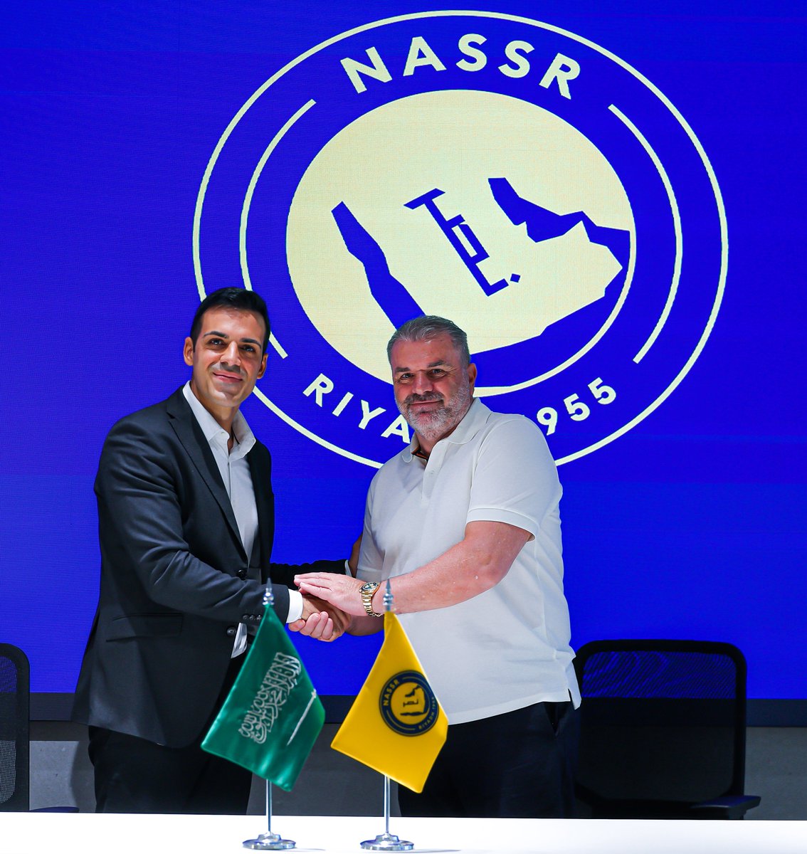 AlNassrFC_EN's tweet photo. The first steps of a new journey 💛 https://t.co/Pr9Er63V4w