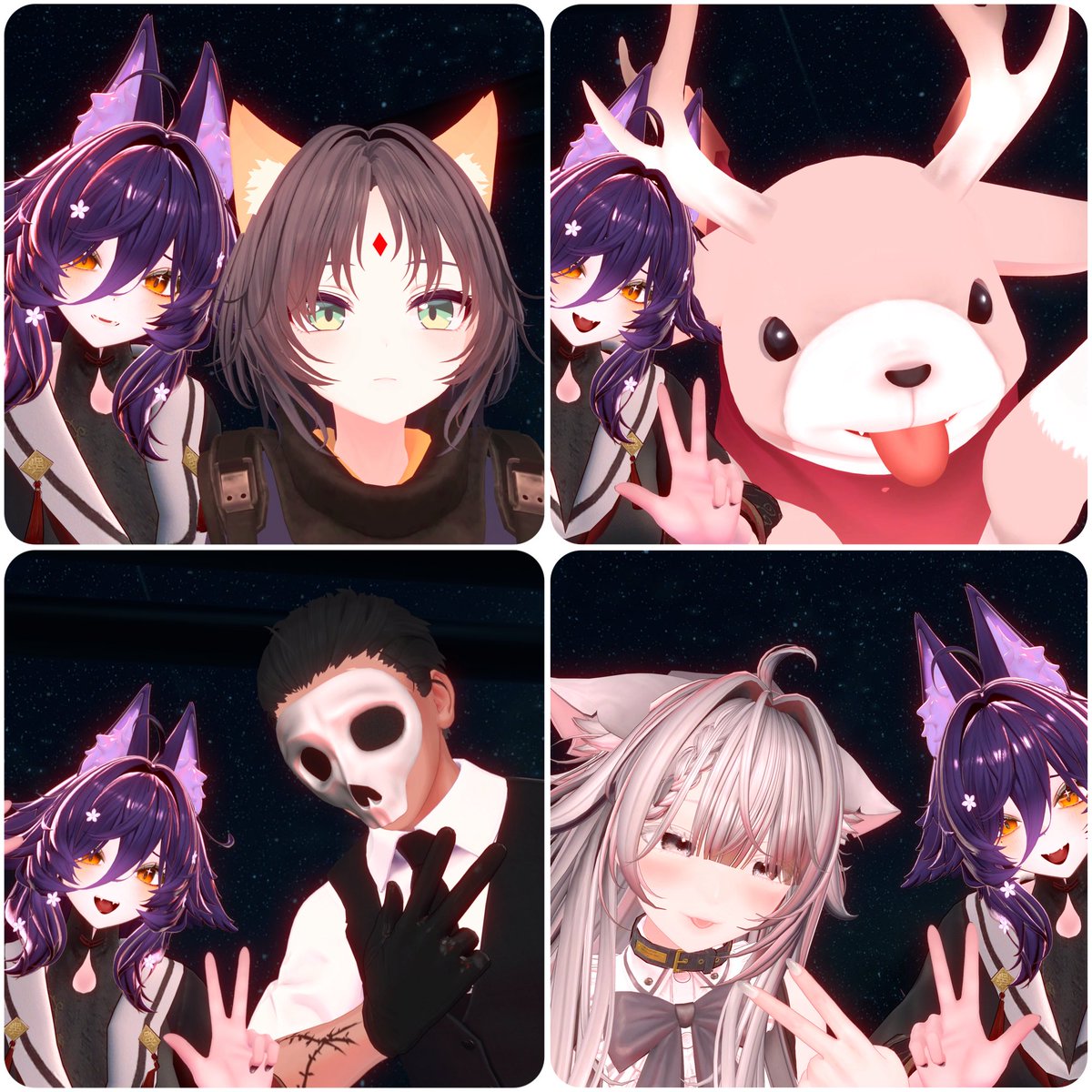 _Lu_Na_VRchat's tweet photo. 昨日はBAR系イベント『#乾杯VRC 』
に行って来ました〜･:*+.\(( °ω° ))/.:+

入り口から黒服さんが丁寧に案内してくれて着席！
インスタンス満員御礼の大盛況✨
キャストさんも常連のお客さんも優しくて1時間があっという間でした〜😆💕
とっても楽しかった❣️
素敵な時間をありがとうございました！！ https://t.co/v0l3wpeVJp
