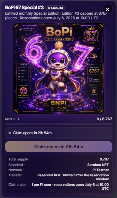 SK_devStudios's tweet photo. Donโt miss this one!
This time, weโre doing it with a new and safer logic:
During the claim window, NFTs will only be reserved, not minted immediately.
Once the claim window is finished and all reservations are collected, the NFTs will be minted automatically in a controlled process.
This helps us avoid too many mints happening at the same time, keeps the servers stable, and makes the whole drop much smoother.
1 NFT per user.
Reserve first. Mint later. No chaos this time. ๐๐