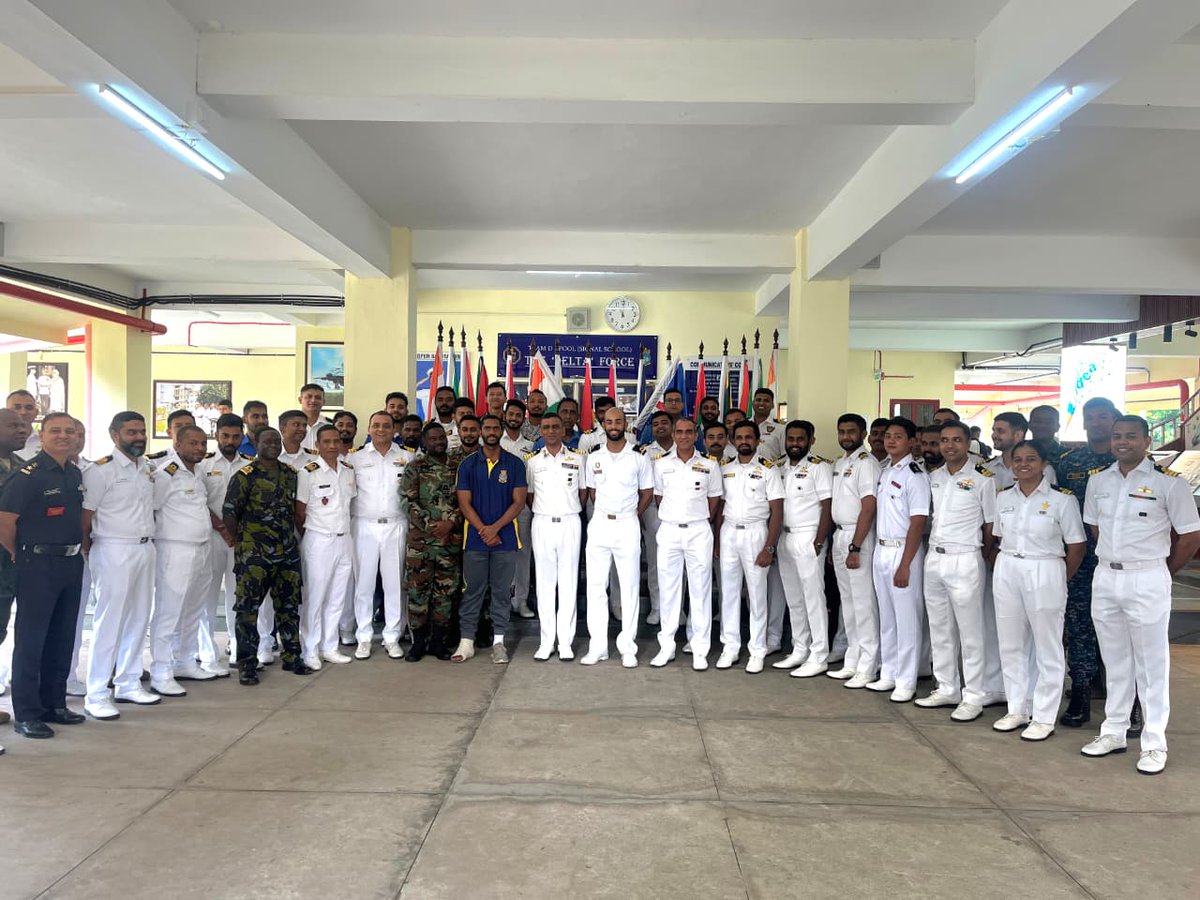 IN_SignalSchool's tweet photo. Bridging Waves, Connecting Nations 🇮🇳🤝🇨🇻
#SignalSchool proudly celebrated the 51st Independence Day of the Republic of #CaboVerde at #SNC with Cabo Verdean trainees undergoing the Long Course, alongside officers from friendly foreign countries.
The occasion celebrated Cabo Verde's rich maritime heritage and the enduring friendship between India and Cabo Verde, built on mutual respect and shared maritime values. The commemorative event featured an insightful presentation by the trainees, felicitation by the Officer-in-Charge and a traditional cake-cutting ceremony. ⚓
#CaboVerde #NavalDiplomacy #PreferredTrainingPartner #BridgesOfFriendship #MaritimeCooperation