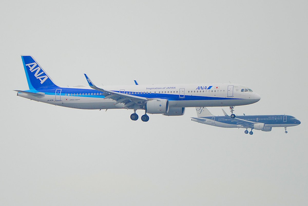 sky302tfs's tweet photo. 今日撮れた羽田空港16L.Rへのランディング✈️✈️🇯🇵 https://t.co/zKZdL0RXMA