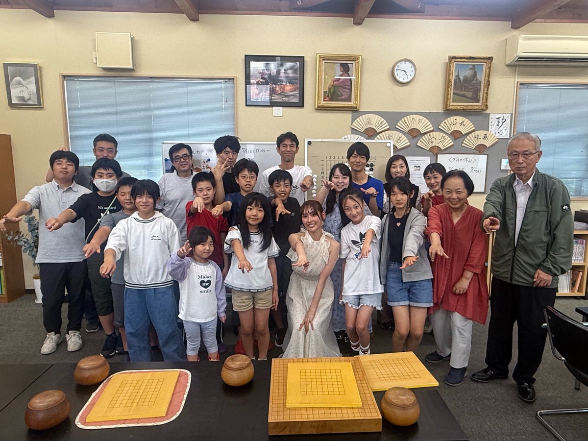 joan711's tweet photo. 囲碁Fantasia in 香川・伊達囲碁教室✨

本当に温かい皆さまに迎えていただき、
笑顔あふれる、とても幸せな時間でした🌸

子どもたちも本当に可愛くて、
「囲碁が大好き！」という気持ちが伝わってきて、
とても嬉しかったです😊

香川がますます大好きになりました🩷

また必ず遊びに来たいです✨
本当にありがとうございました！