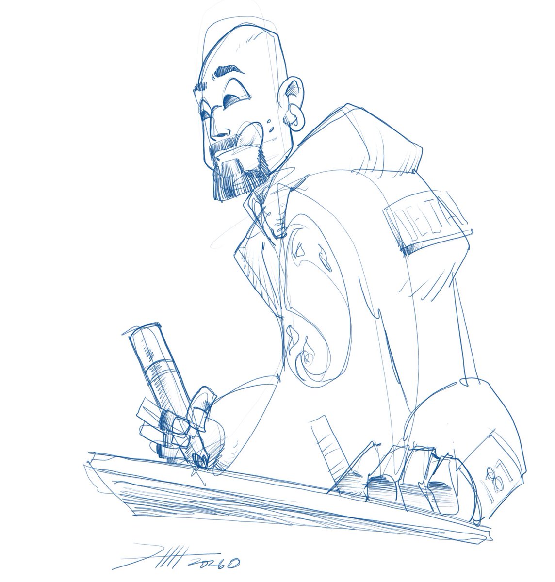 deltatangomike's tweet photo. Day 186 - GRINDIN'!
c'mon #SnapdragonSummit 

rough drawing in DrawPile App on @Surface Pro 11 and dat SnapdragonOfficial 

#warmupsketches365
#ArtLife #VectorMaestros #DigitalArtist #DTM #DigitalArt #Creativity #Storytelling https://t.co/VesFAT8FU1