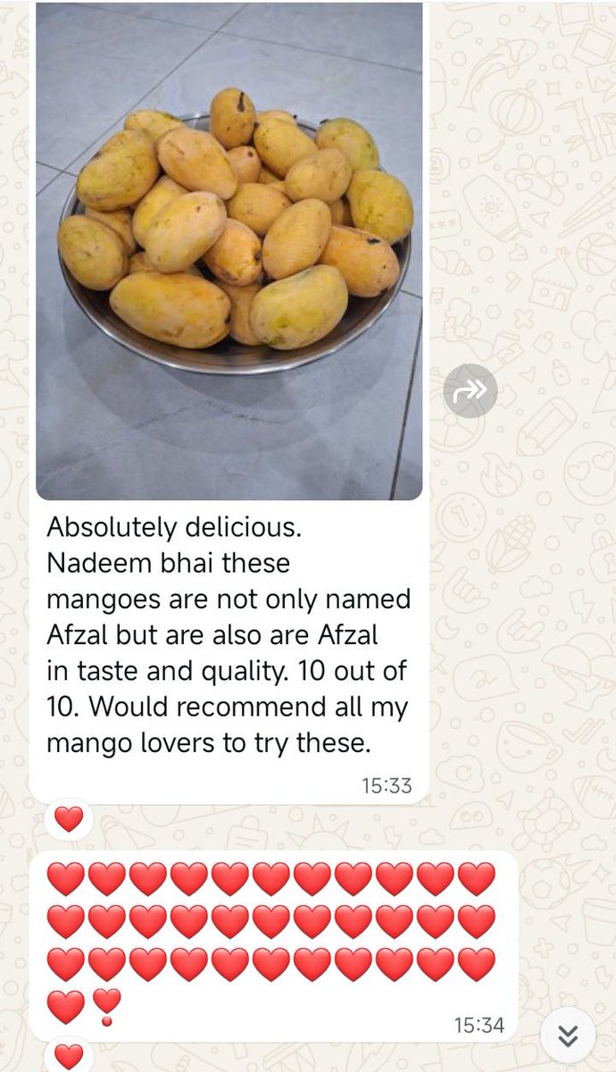 clickonnadeem's tweet photo. Alhamdolillah ❤️❤️❤️ 
For your love your support...

Please continue orders ....
Contact at WhatsApp no. 03004056799
Chaunsa 10 kg box including courier charges.. 3600 rupees
Anwar ratol 10 kg box including courier charges.. 4800 rupees
🥭🥭🥭🥭🥭🥭🥭🥭🥭 https://t.co/Kk5tvllQYU