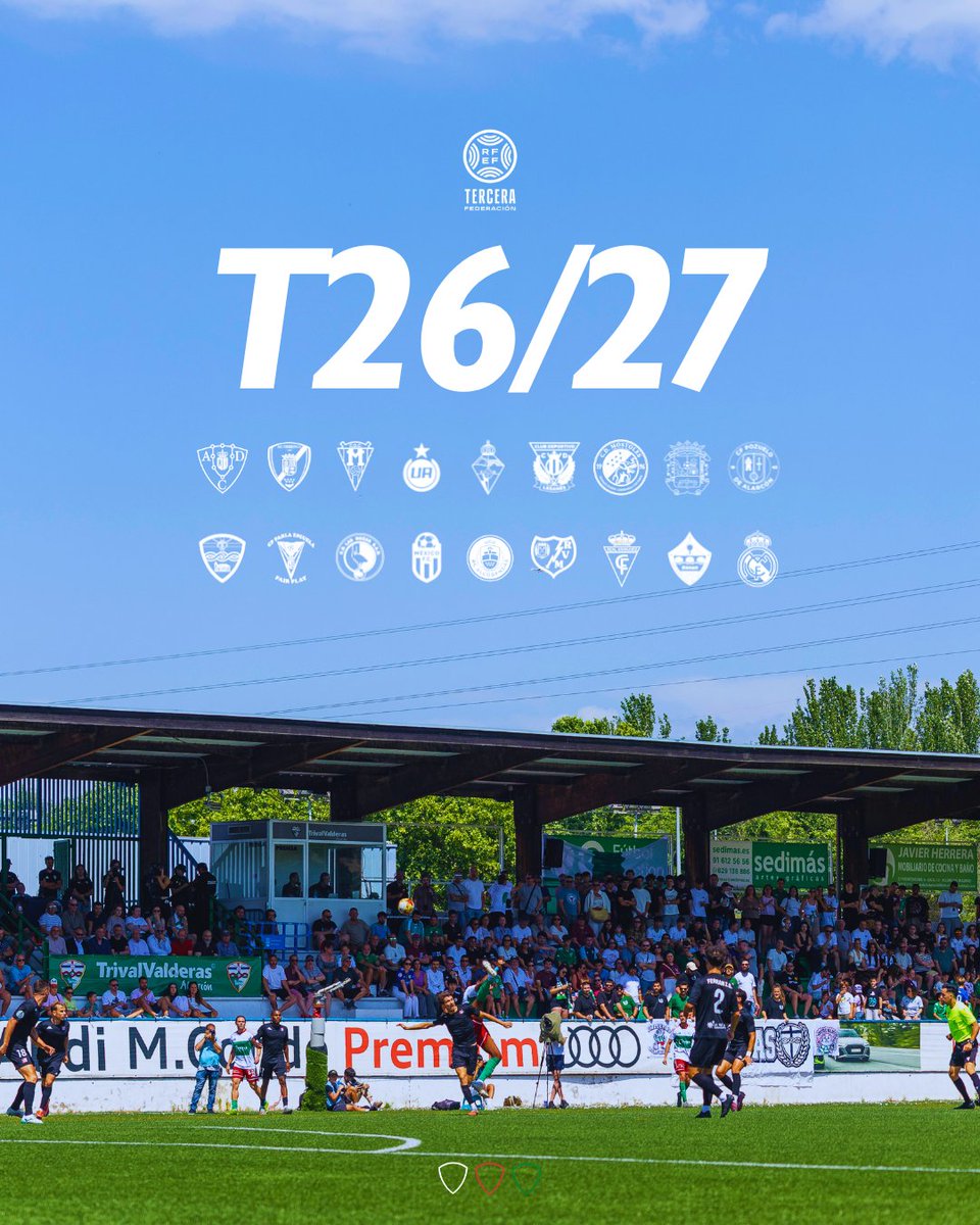 trivalvalderas's tweet photo. 🆕⚽ EQUIPOS |

Estos son los equipos que formarán parte del Grupo VII de #TerceraFederación y que se medirán al @trivalvalderas esta temporada.

🤍❤️💚 #VamosTrival https://t.co/2ZBMOlGzmu