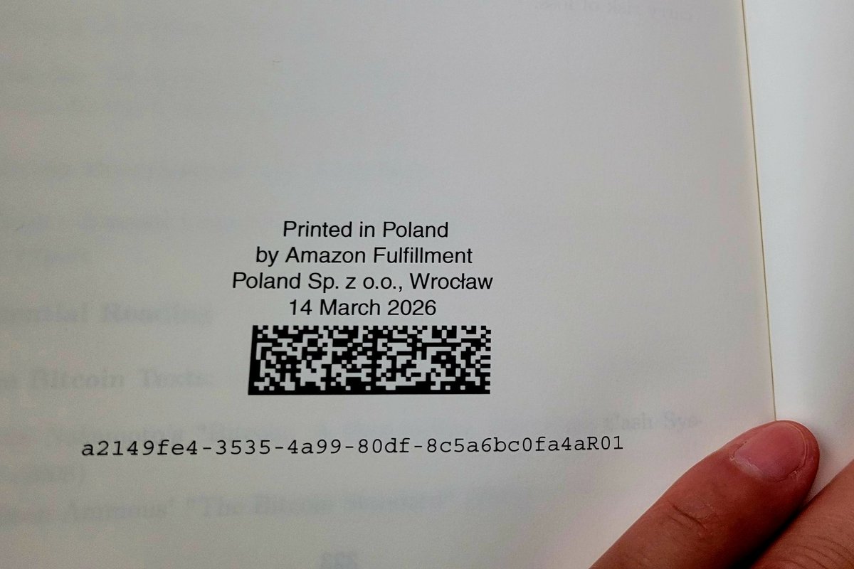 21AndyO21's tweet photo. Really a great book #BitcoinOneMillion! ππ―ππ» Highly recommended ππ»πͺπ»
@bensig
@dotkrueger
Maybe just a coincidence, that the book was printed in Wroclaw/Poland and I've read this book during my roundtrip through Poland π΅π±π
@Bitcoin_Poland https://t.co/sCBkDVgNR8
