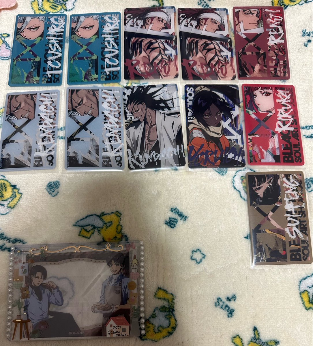 BLEACH 交換 譲渡 BLEACH×LAM アクリルカード 譲 日番谷 恋次 剣八 夜