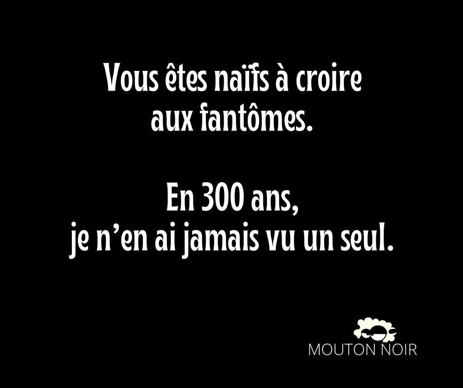 ZeMouton's tweet photo. đ Il y a ceux qui passent leur vie Ă chercher des preuves de lâau-delĂ .
Personnellement, jâai eu tout mon tempsâŠ
âŠet je nâai toujours croisĂ© personne.
Vous y croyez, vous ?
#HumourNoir #SecondDegre #Punchline #HumourDecale #Fantomes https://t.co/8IFjjvMaPc