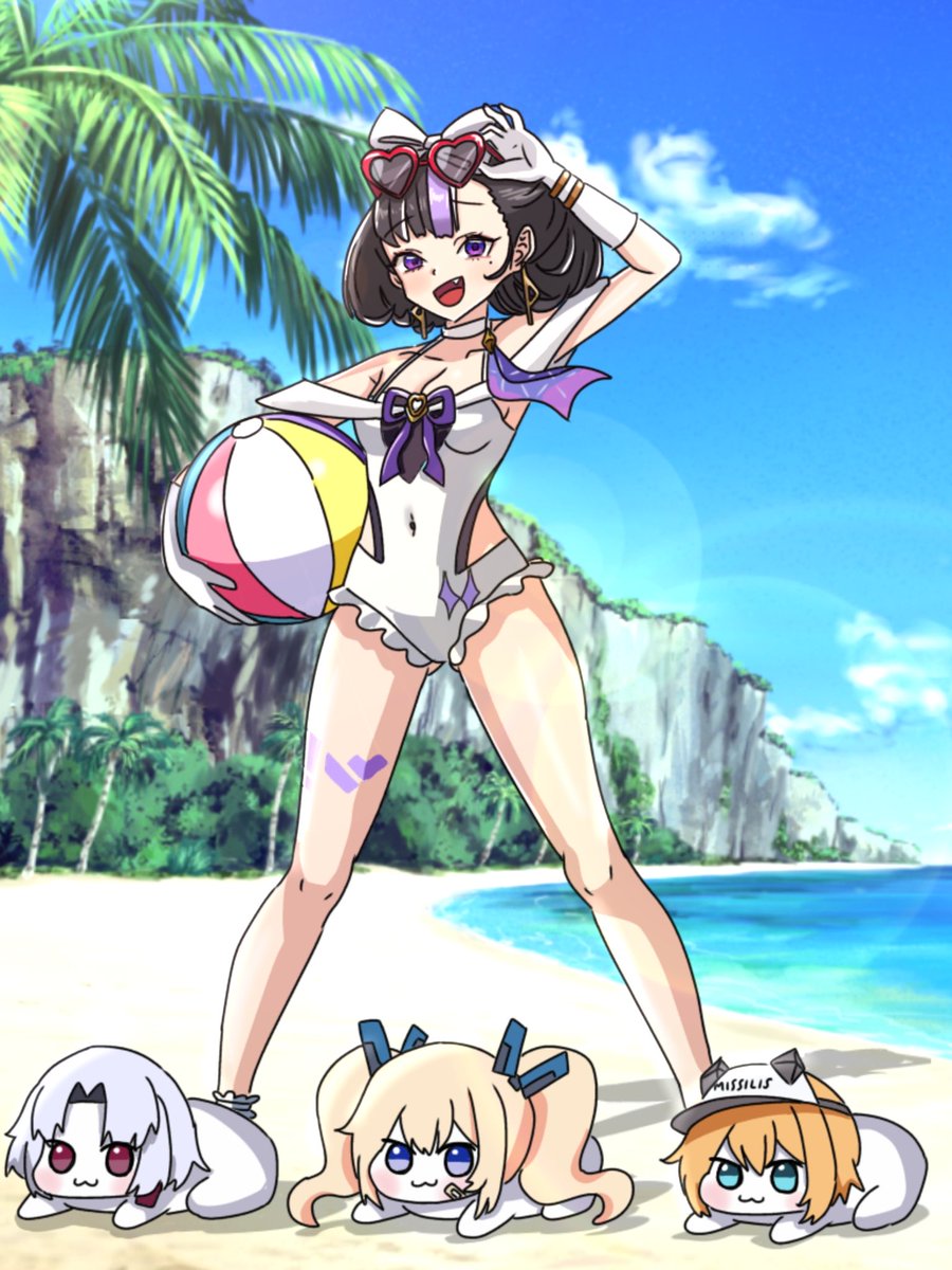 warurock1's tweet photo. #NIKKEfanart #NIKKE 
ミシリス海水浴！！ https://t.co/c0uTYG4Nqj