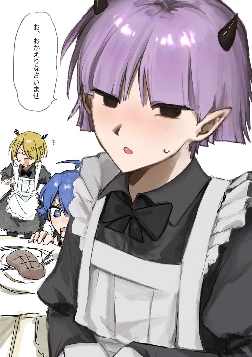 huhe_3's tweet photo. メイド僕軍団 https://t.co/pwEjB4iJGG