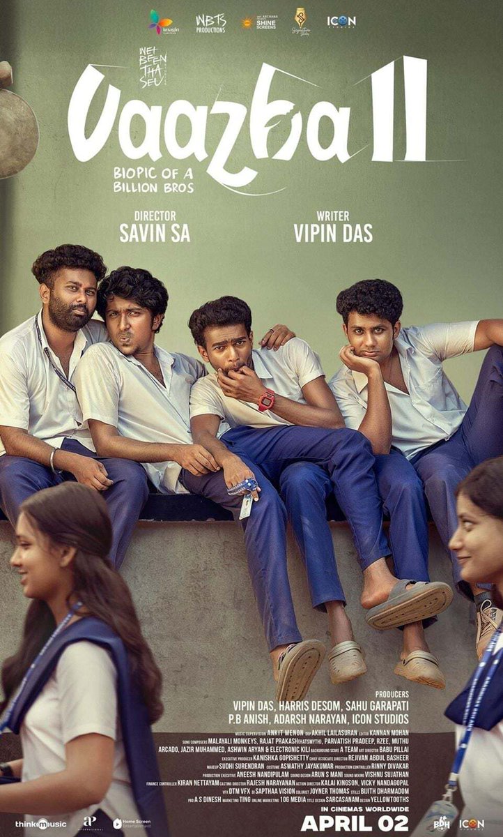 rohanpr005's tweet photo. Vaazha 2 : Biopic of a billion Bros (2026) !

Four friends are treated as troublemakers and face pressure from their families, parents, and school.

Script | Directing | Acting |  Cinematography | BGM

#indiancinema https://t.co/NeAEXXTslv