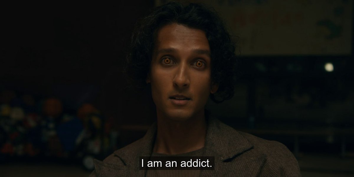 vampireleslut's tweet photo. i think we can safely assume what armand is addicted to, at this point #tvlspoilers https://t.co/AA7RshaCCh
