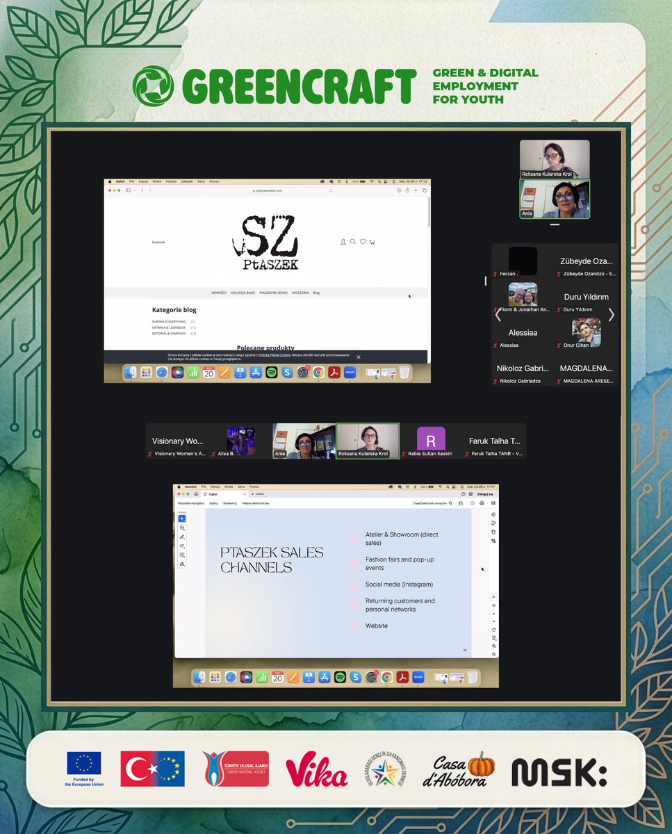 Vikader2's tweet photo. 🇹🇷 GREENCRAFT KAPSAMINDA ÇEVRİMİÇİ EĞİTİMLER GERÇEKLEŞTİRİLDİ

Vizyoner Kadınlar Derneği koordinatörlüğünde yürütülen GREENCRAFT – Green &amp; Digital Employment for Youth projesi kapsamında “Digital Entrepreneurship Training Programme” ve “E-Commerce Training Programme” (1/9) https://t.co/xWf0qZWXhr
