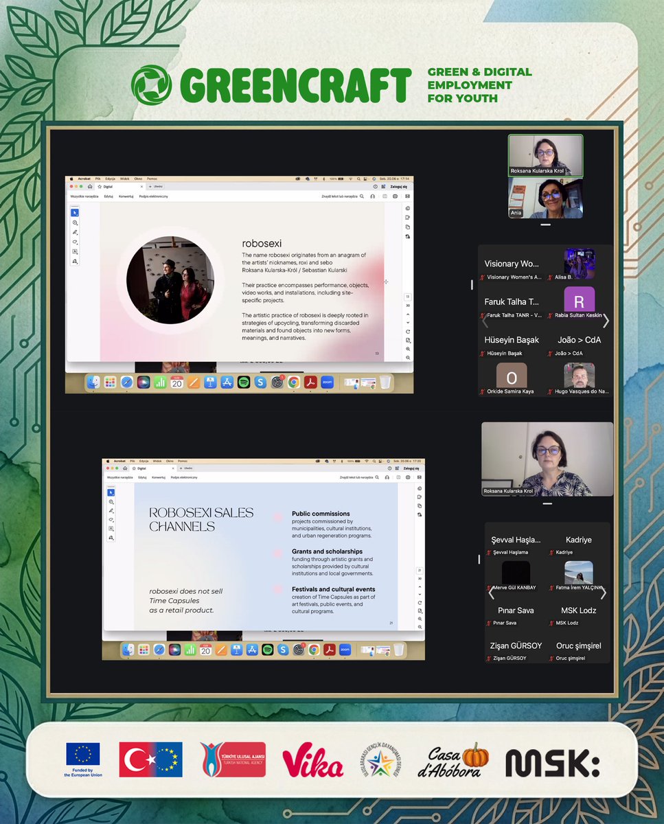 Vikader2's tweet photo. 🇹🇷 GREENCRAFT KAPSAMINDA ÇEVRİMİÇİ EĞİTİMLER GERÇEKLEŞTİRİLDİ

Vizyoner Kadınlar Derneği koordinatörlüğünde yürütülen GREENCRAFT – Green &amp; Digital Employment for Youth projesi kapsamında “Digital Entrepreneurship Training Programme” ve “E-Commerce Training Programme” (1/9) https://t.co/xWf0qZWXhr