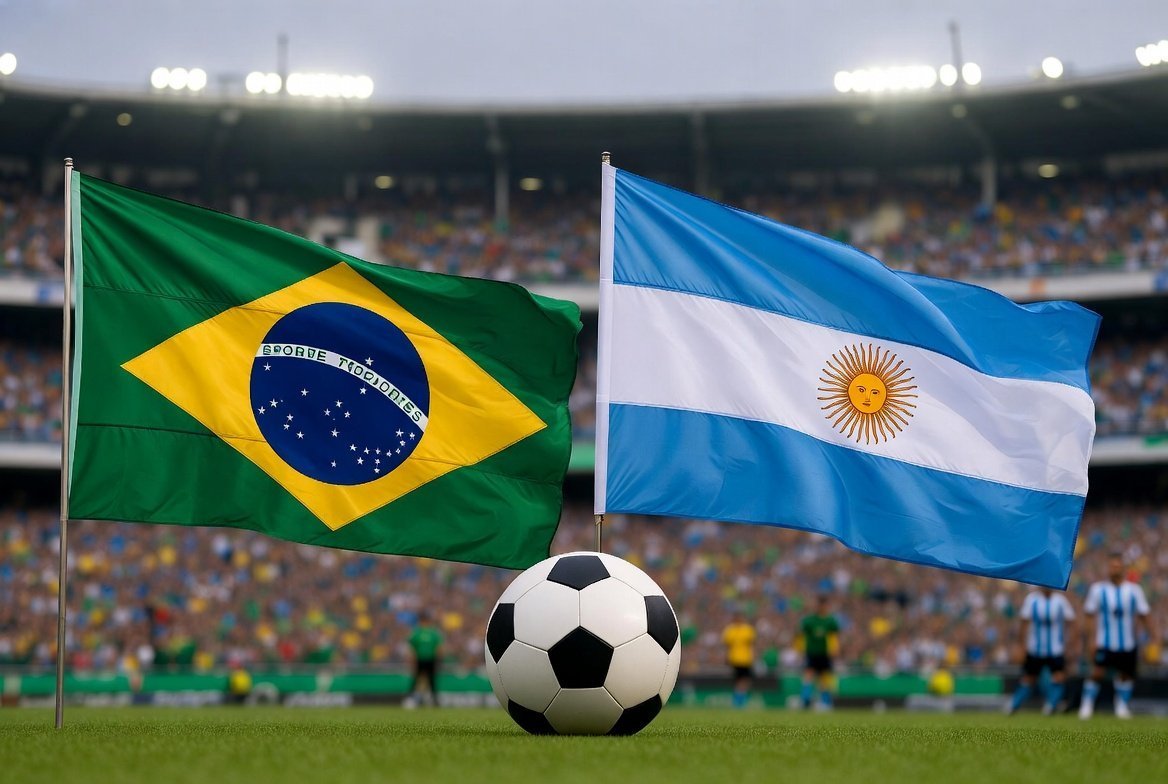 AllPop_BR's tweet photo. 🚨🇧🇷🇦🇷 Os últimos 10 confrontos entre as seleções de Brasil e Argentina:

2025 - Argentina 4 x 1 Brasil (Eliminatórias)
2023 - Brasil 0 x 1 Argentina (Eliminatórias)
2021 - Argentina 0 x 0 Brasil (Eliminatórias)
2021 - Argentina 1 x 0 Brasil (Copa América)
2019 - Argentina 1 x 0 Brasil (Amistoso)
2019 - Brasil 2 x 0 Argentina (Copa América)
2018 - Argentina 0 x 1 Brasil (Amistoso)
2017 - Brasil 0 x 1 Argentina (Amistoso)
2016 - Brasil 3 x 0 Argentina (Eliminatórias)
2015 - Argentina 1 x 1 Brasil (Eliminatórias)

#FIFAWorldCup