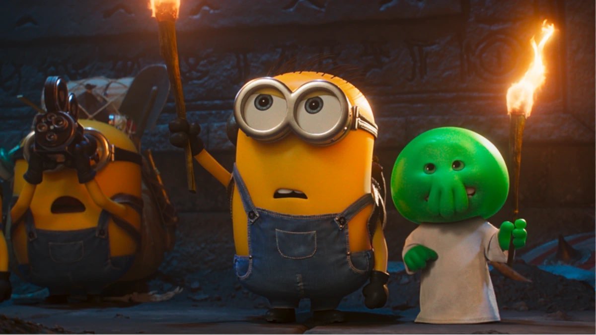 Sutton12Simon's tweet photo. Well I wasn’t expecting #MinionsAndMonsters to be the best @Minions film so far its Illumination at its very best a love letter to Hollywood plus the end credits are great https://t.co/SRWGia9s8P