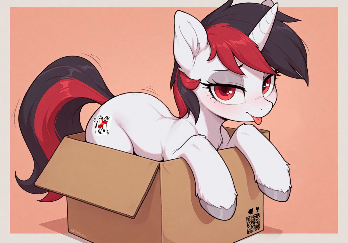 TitkinSxS's tweet photo. #MLP #falloutequestria #foe #AIart
Pony box! (reupload) https://t.co/fJFjr4P0Uf