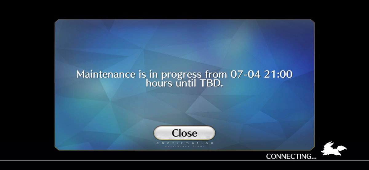ExcaliburOfTime's tweet photo. we are now
EIGHT
HOURS
into emergency maintenance.

i would bet on it lasting another 4 to 8 at this point https://t.co/y3hPLeCJmb
