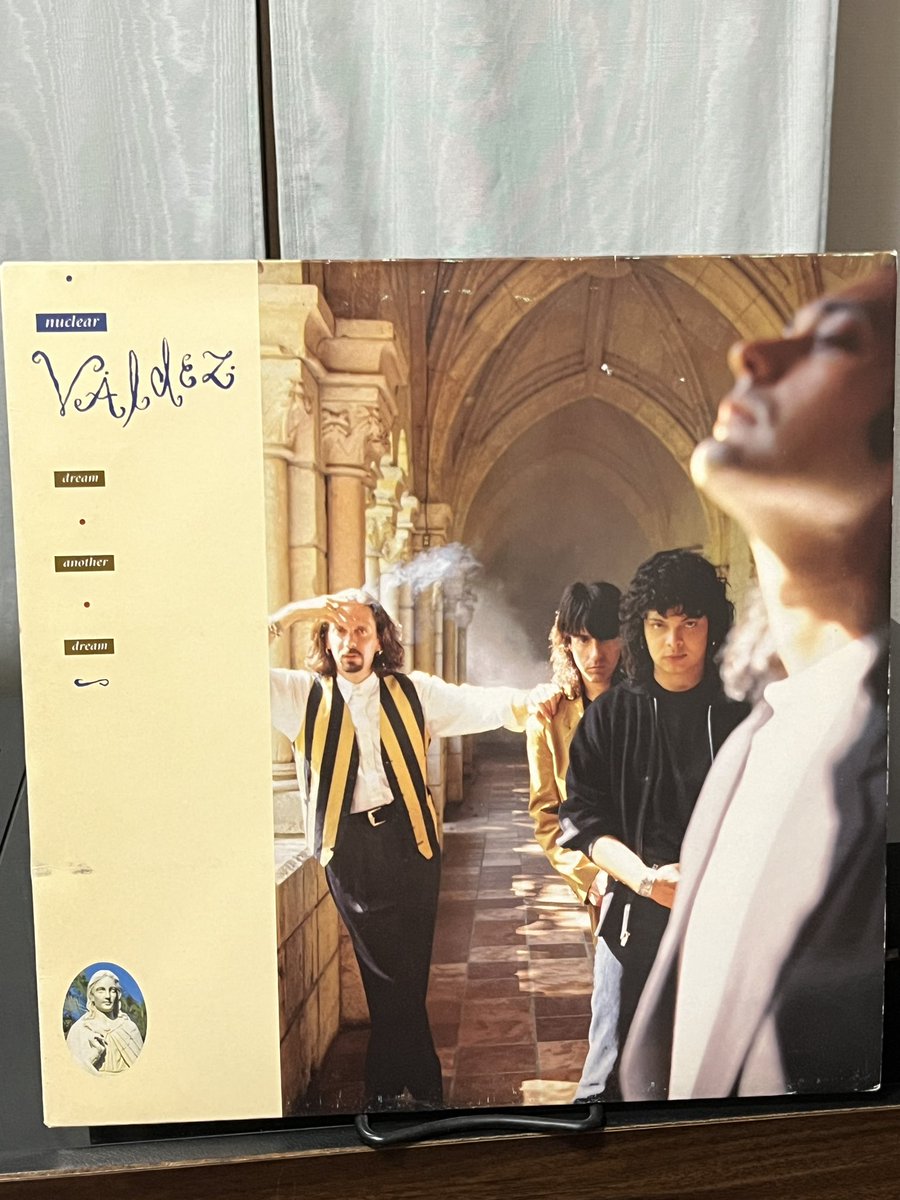 7empire7's tweet photo. 浅草レコードフェアにはHR/HM系90年代の原盤レコードは殆ど無かったけれど、ダメ元でユニオンに寄ったらまだあったnuclear valdezの2nd。1stより哀愁度は下がるけど良作かな。 https://t.co/NPKBt0GpE6