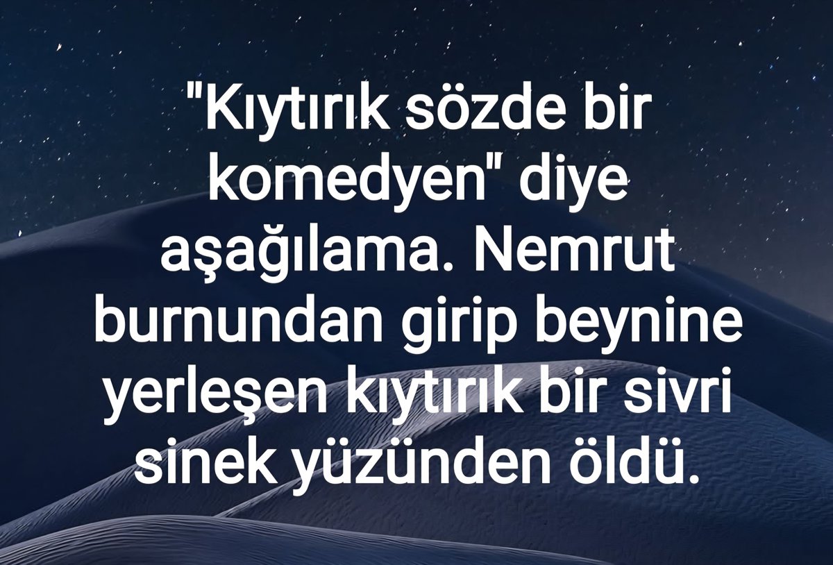 KadoBaba's tweet photo. Dört kartalın taşıdığı bir sandığa oturarak göğe doğru yükselen Nemrud göğe bir ok atar; okdaki kan lekesi görüp Allah’ı vurduğunu zanneder. Halbuki burnundan başına giren bir sivrisineğin sebep olduğu şiddetli ağrılar yüzünden kafası tokmaklanarak kendisi ölmüştür. #DenizGöktaş https://t.co/bepPgK4Gzt