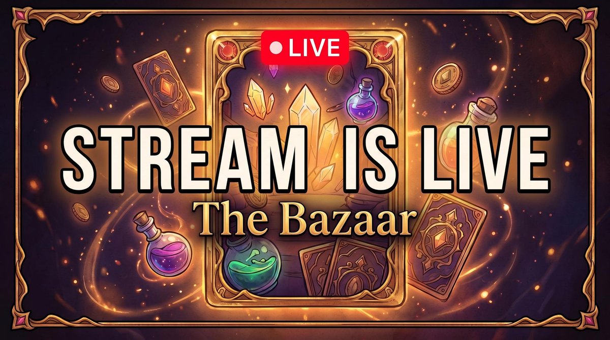 RlyHandsomeD's tweet photo. Let's go play ranked on The Bazaar! Patch 16.0: The Invasion Begins. Follow my twitch/kick and of course my x com profile! Have fun and enjoy! I buy 2 new heroes ( MAK and KARNAK ), so for me it's new.
https://t.co/cbWYBmFTiX
https://t.co/AEQ9T9iWkF
#TheBazaar #stream #twitch https://t.co/BXofowO8bU