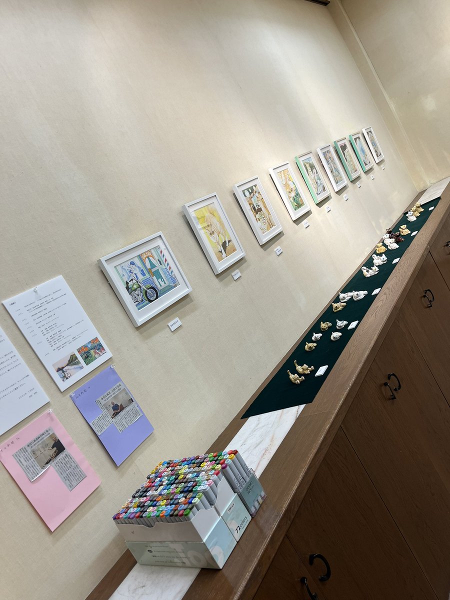 TaMa1991's tweet photo. 今日は昼過ぎから #ギャラリームース さんでまったりお茶してました♪ 
河田克明さんの展示開催中✨ #関市 https://t.co/6im16ZqZ7t