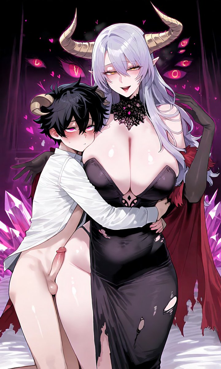 SirenSeed69's tweet photo. #NSFW #Hentai #Smut #Ecchi #Lewd #R18 #Succubus #DemonGirl #MonsterGirl #Demoness #BigBreasts #Oppai #SilverHair #HornedGirl #DemonBoy #SizeDifference #DarkFantasy #Seduction https://t.co/bjyQDzVe9X