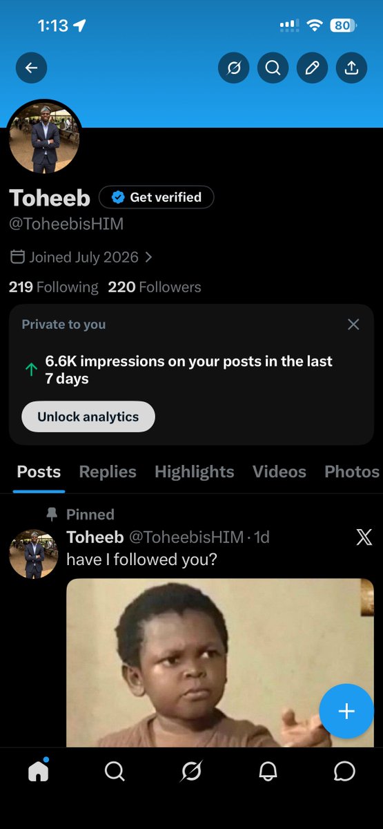 ToheebisHIM's tweet photo. living proof that I always follow back

Just follow me and see magic https://t.co/dHi7zKYr2T