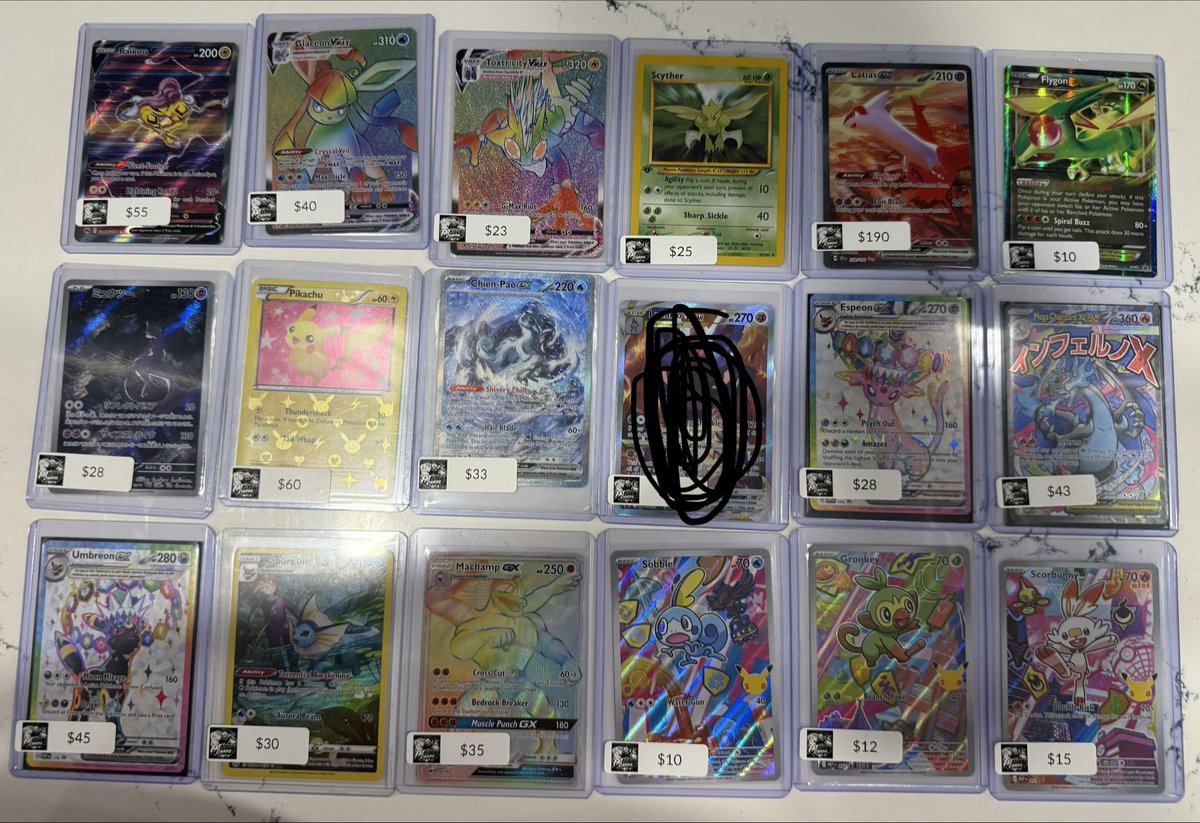 Fat_Jeffs_Cards's tweet photo. Happy Sunday everyone. I have some cards for sale. Let me know if any of you are interested. I don’t have a set shipping costs so we’ll determine that during the deal. Let me know the cards you want a better picture of. Negotiable on a bunch. Thanks for looking https://t.co/JjzjjFfN4k