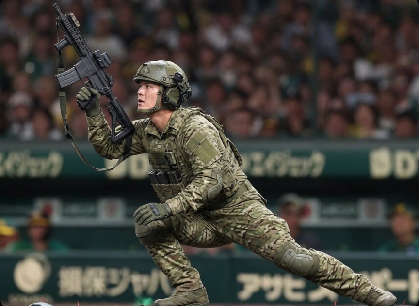 soooreikeike's tweet photo. 球場で戦う漢  前川右京 https://t.co/HYNQ8womUc